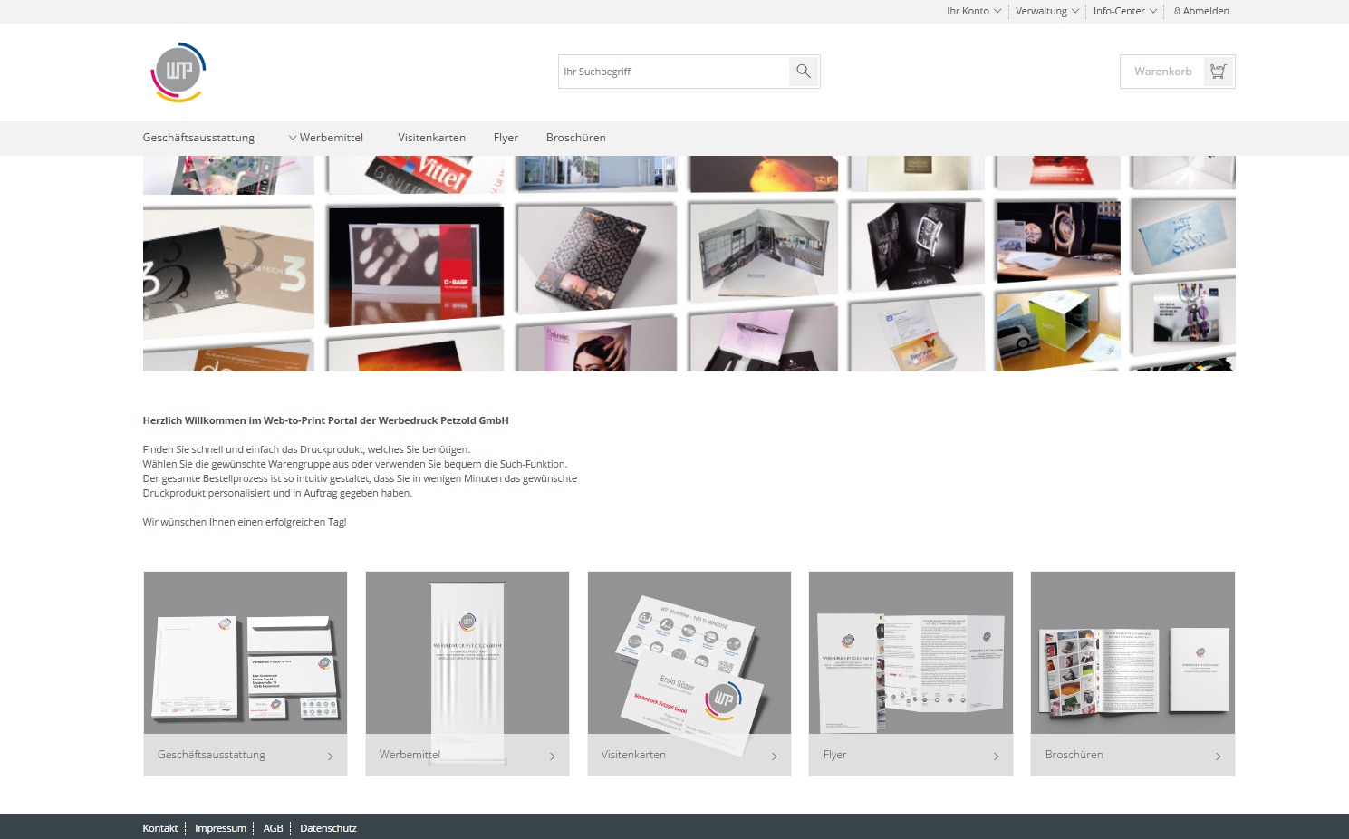 Screenshot Closedshop-System für Unternehmen
